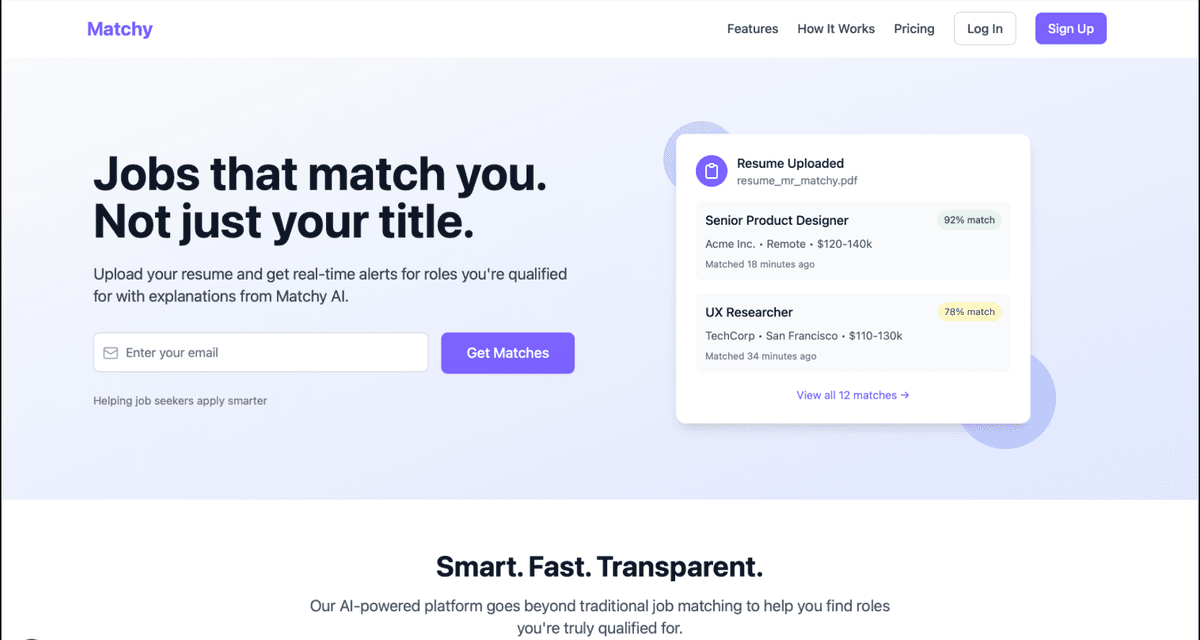 Matchy AI - Ongoing